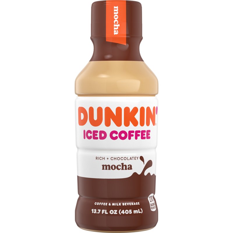 Dunkin' Mocha Iced Coffee 13.7 fl oz Bottle Dunkin' Mocha Iced Coffee 13.7 fl oz Bottle