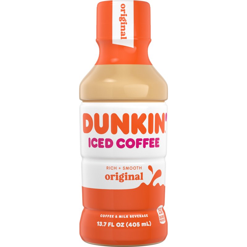 Dunkin' Original Iced Coffee 13.7 fl oz Bottle