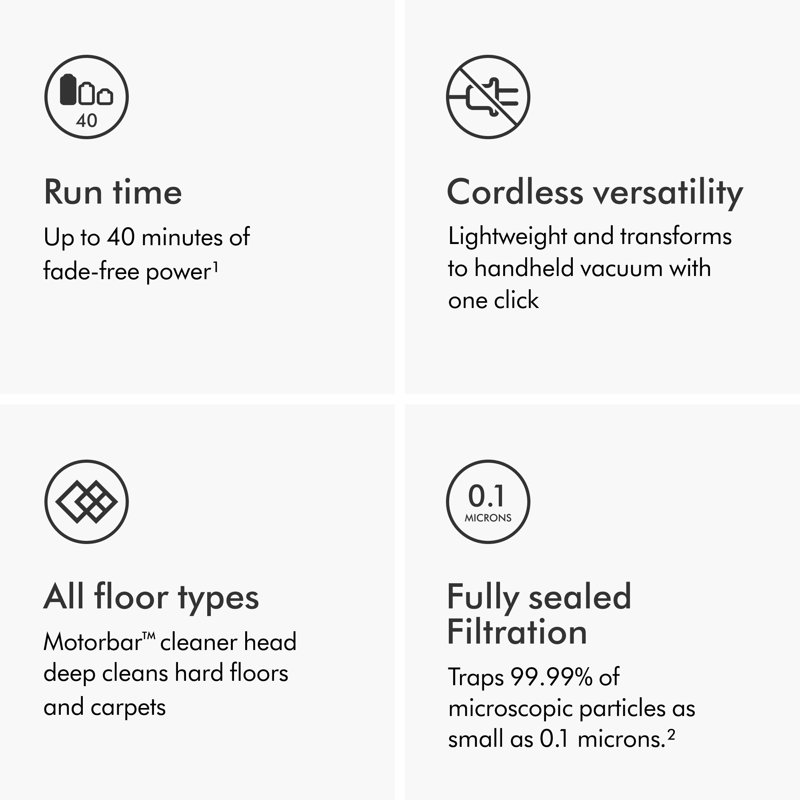 Dyson V8 Absolute Cordless Vacuum Silver/Nickel New