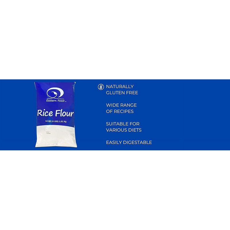 Eastern Feast - Enriched White Rice Flour 4 LBS (1.81 Kg)