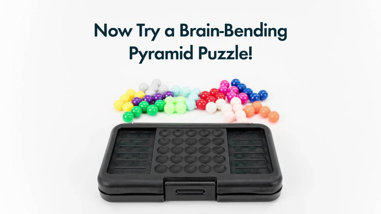 Educational Insights Kanoodle 3D Brain Teaser Puzzle Game Set Of 12 227 Challenges Ages 7+