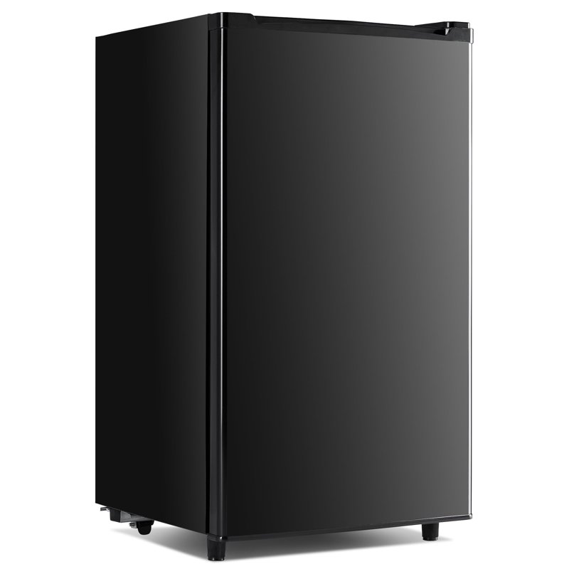 edx 3.2 cu. ft. Single Door Mini Refrigerator 17.7" Width with Separate Freezer Black