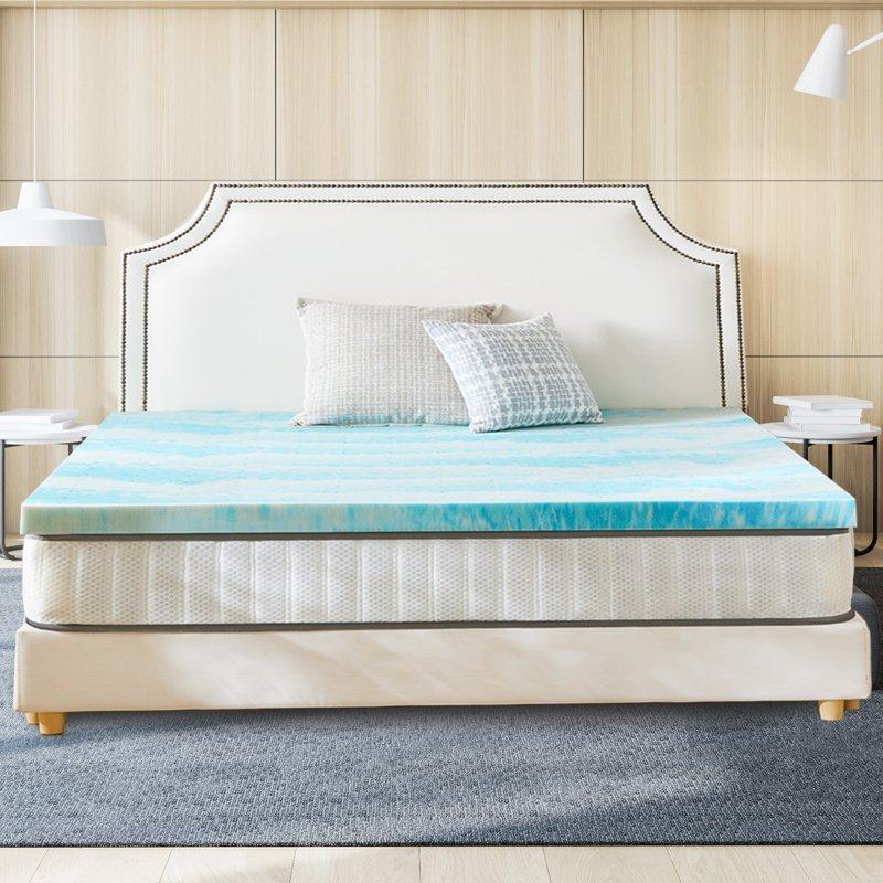 EDX 3 Inch Cool Gel Memory Foam Mattress Topper Twin Size Bed Comfort Body Support & Pressure Relief CertiPUR-US Certified