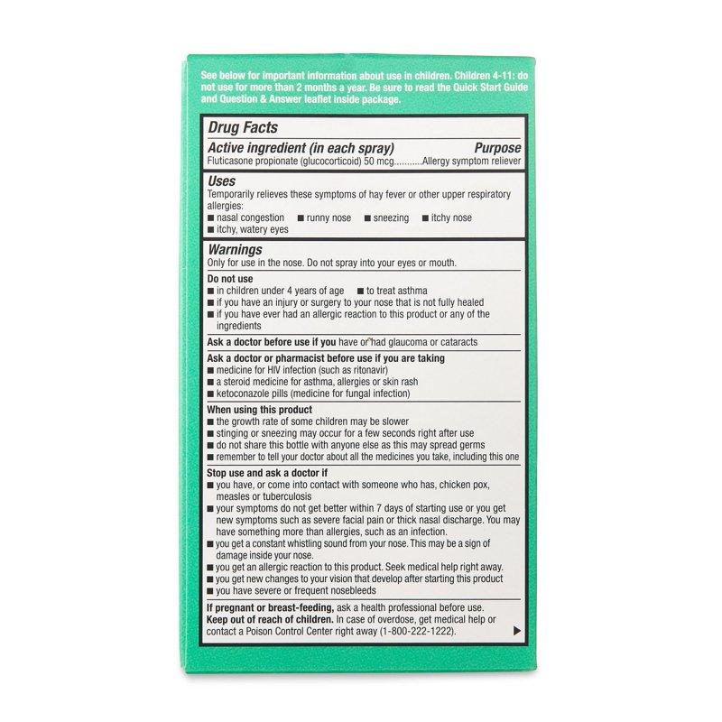 Equate Fluticasone Propionate Nasal Allergy Relief Spray 50 Mcg Non-Drowsy