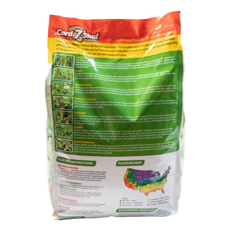 Evolved Harvest Card 7 Stud Full Season Forage Food Plot Seed 10 Lb. Bag