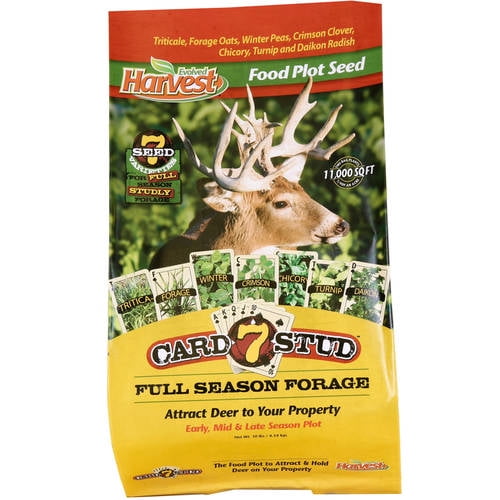 Evolved Harvest Card 7 Stud Full Season Forage Food Plot Seed 10 lb. Bag