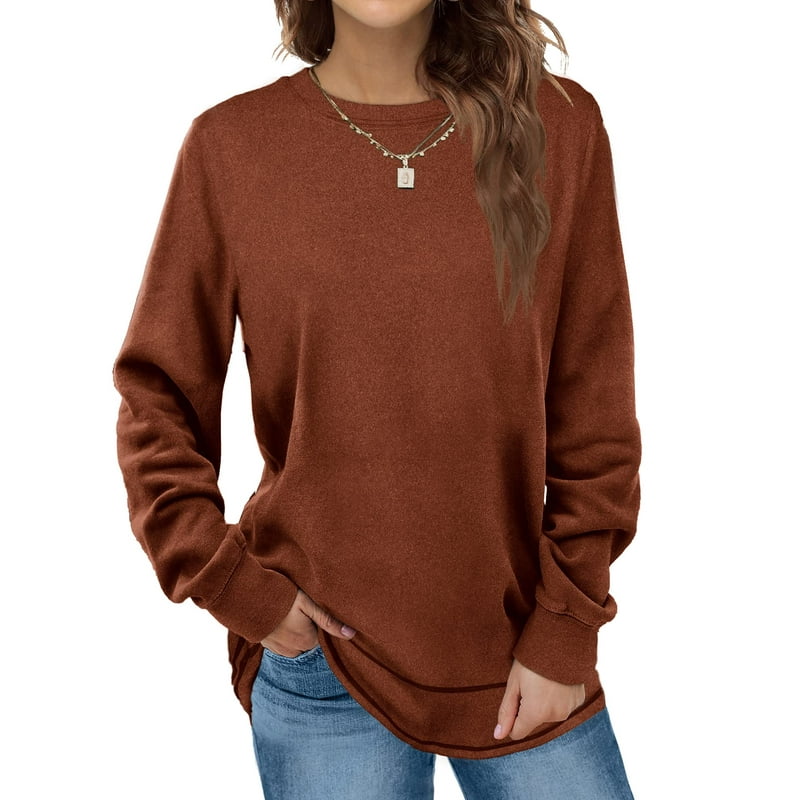 Fantaslook Sweatshirts For Women Crewneck Casual Long Sleeve Shirts Tunic Tops