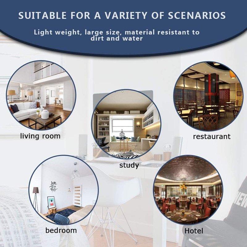 FDW 4 Panel Simple Pastoral Style Foldable Porch Living Room Office Room Divider Black