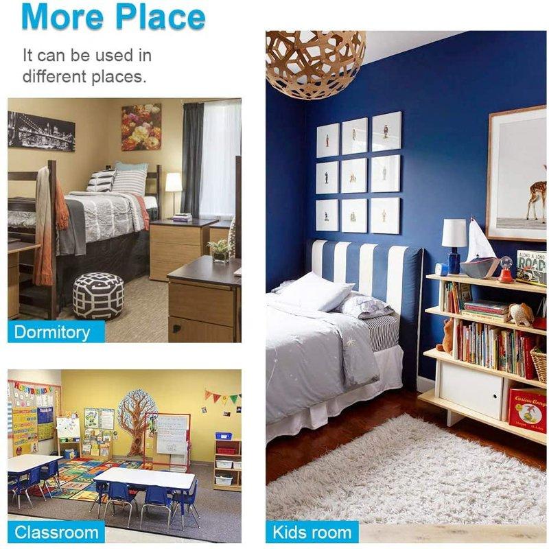 FDW Heavy Duty 24"W X 14"D X 60"H 5-Shelf Metal Freestanding Shelves Black