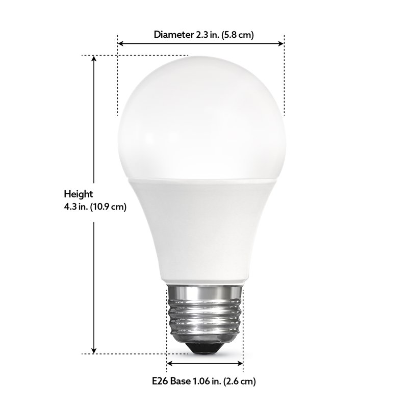 Feit Electric Smart LED 9 Watt (60 Watt Equiv) Color Select White Light Bulb A19 E26 Dim 3 Pack