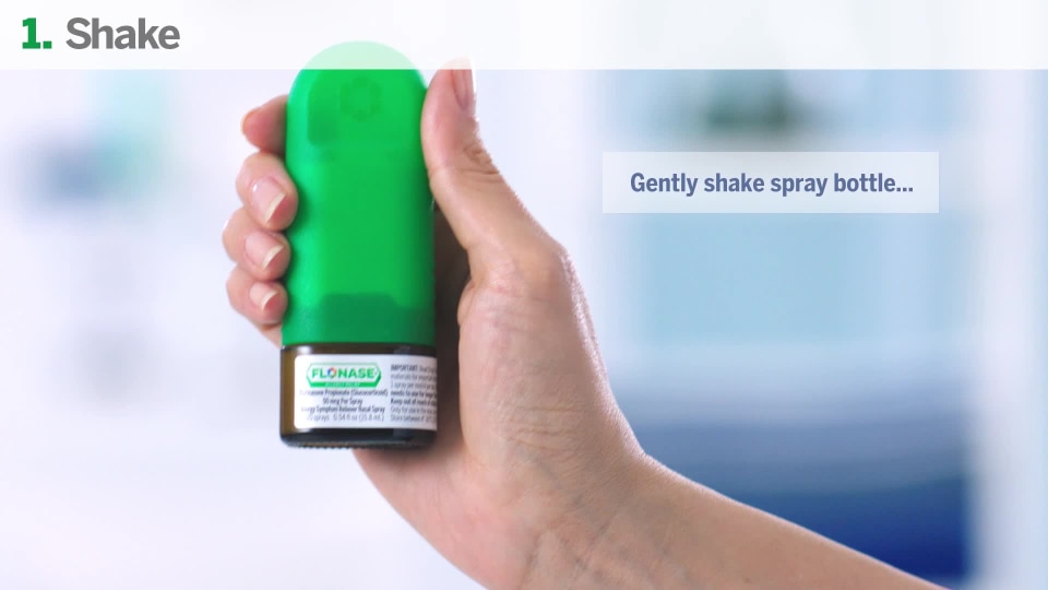 Flonase Nasal Spray 24 Hour Non-Drowsy Severe Allergy Relief Medicine 144 Sprays