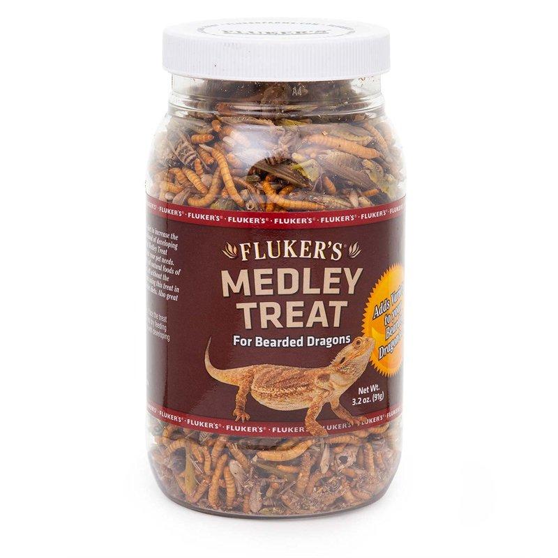 Fluker's Bearded Dragon Medley Treats For Bearded Dragons and Other Reptiles 3.2 oz