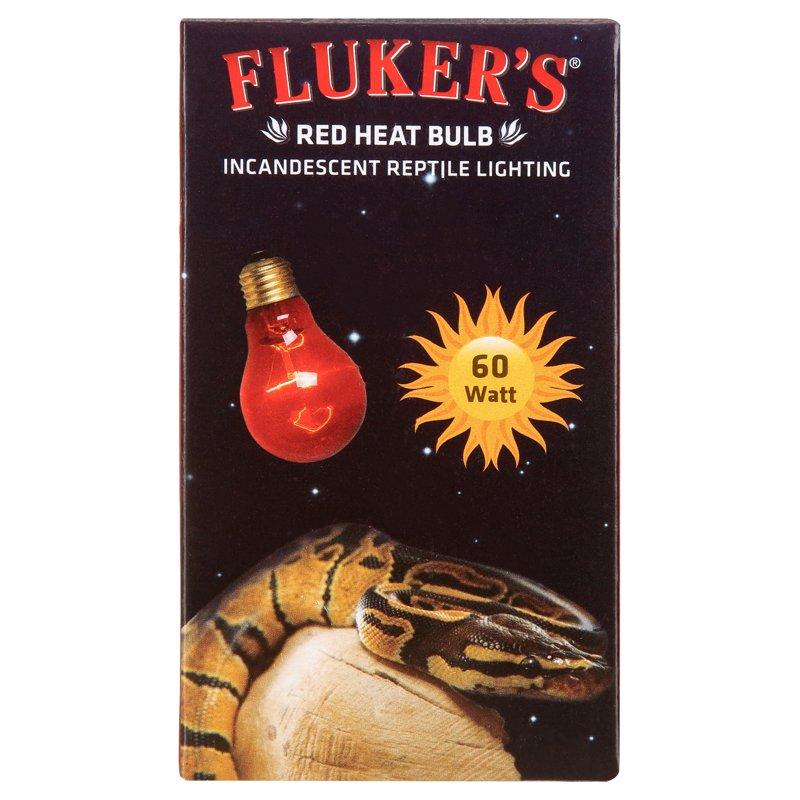 Fluker's Repta-Sun Incandescent Reptile Red Heat Bulb 60 W