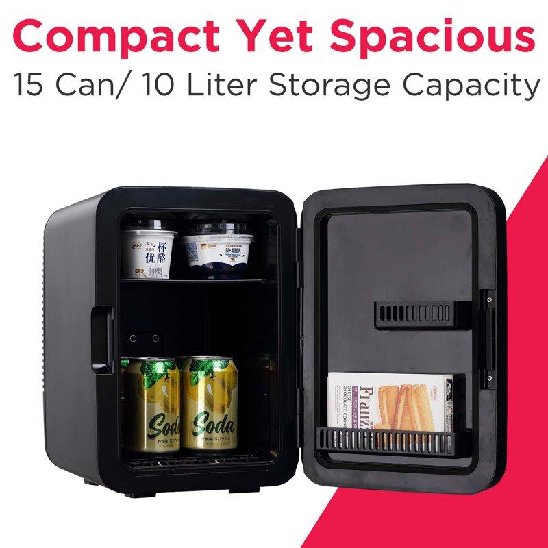 Frigidaire Retro 10L 15-Can Mini Personal Fridge Cooler EFMIS183 Stainless Steel