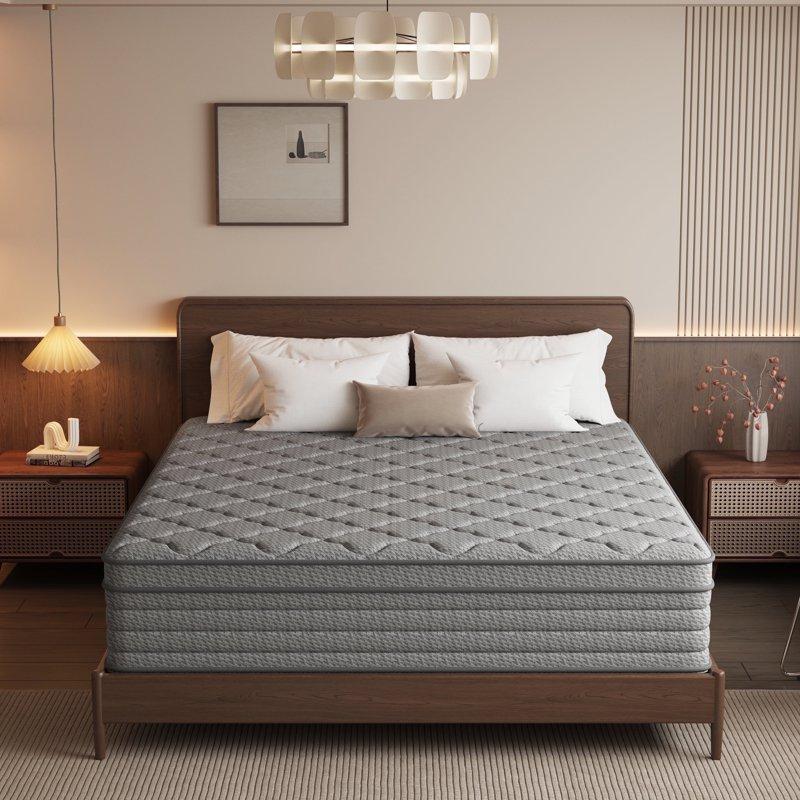 Fvbeaya 12 inch Queen Mattress Gel Memory Foam with Individually Wrapped Pocket Coils Medium Firm Pressure Relief Strong Edge Support Cooling Breathable Sleep Support for Adult