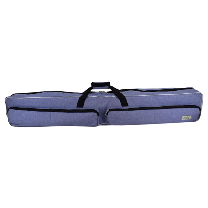 GARENDE 3x4 Pool Cue Case 1/2 Snooker Billiard Cue Case Portable Hold 3 Butt 4 Shaft Blue