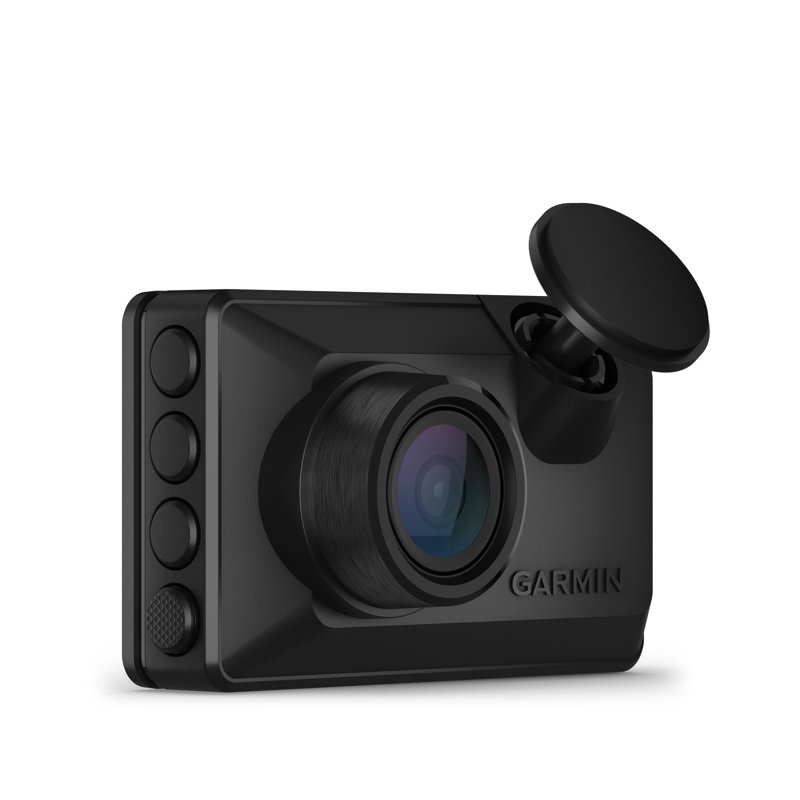 Garmin Dash Cam™ X110 Compact 1080p HD Dash Cam with a 140-degree Field of View Built In Clarity™ Polarizer Voice Controlled GPS 2.4” Display Automatic Recording