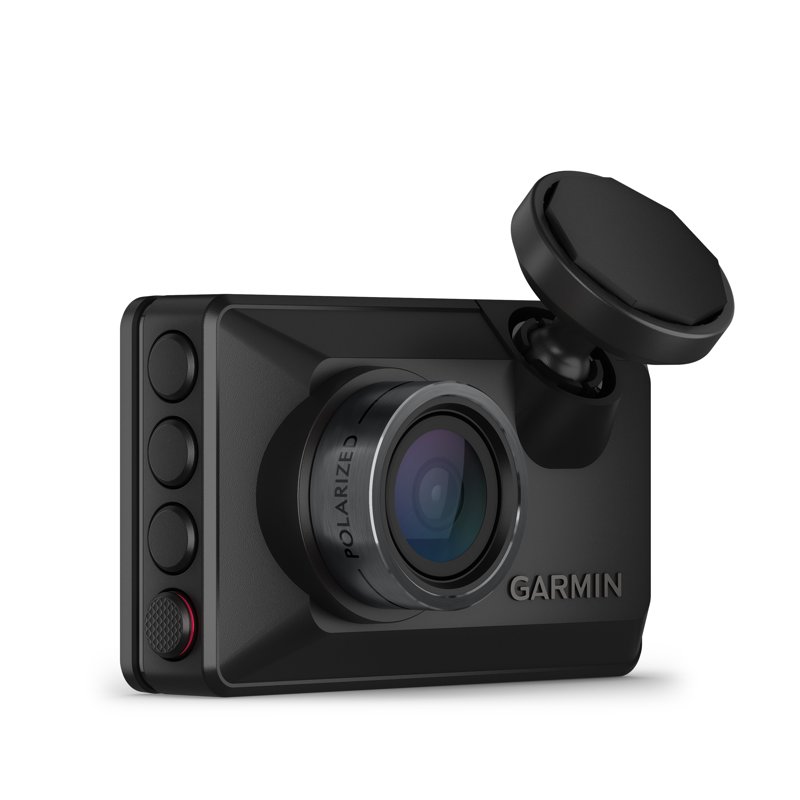 Garmin Dash Cam™ X210 Compact 1440p HD Dash Cam with a 140-degree Field of View Built In Clarity™ Polarizer Voice Controlled GPS 2.4” Display Automatic Recording