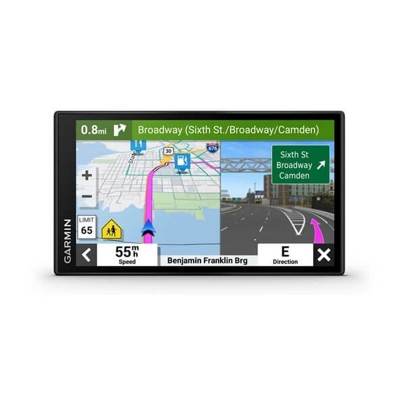 Garmin DriveSmart 66 6-inch Car GPS Navigator with Bright Crisp High-resolution Maps and Garmin Voice Assist
