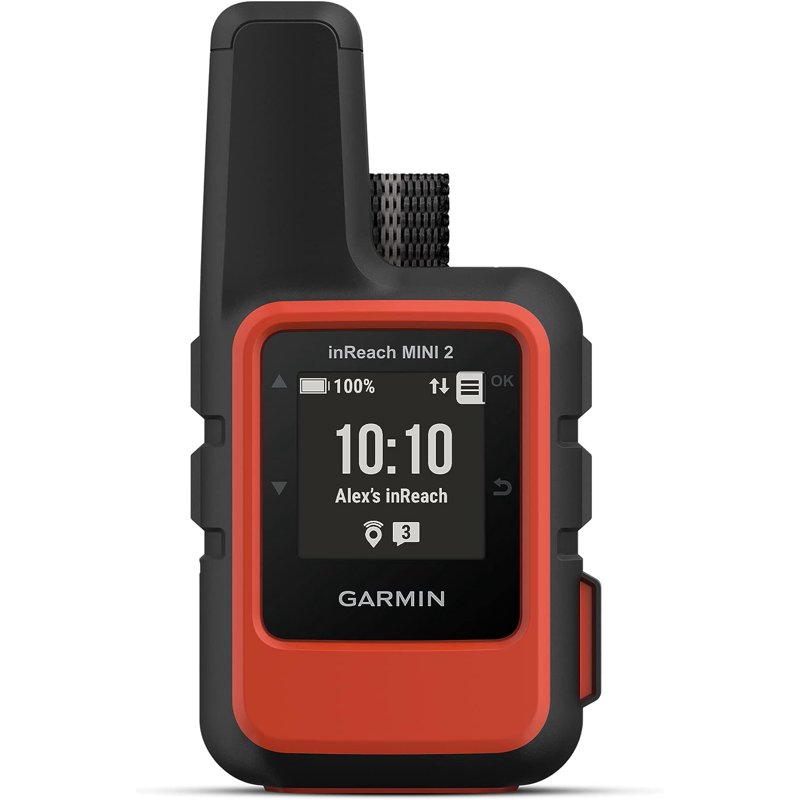 Garmin inReach Mini 2 Lightweight and Compact Satellite Communicator Hiking Handheld Orange