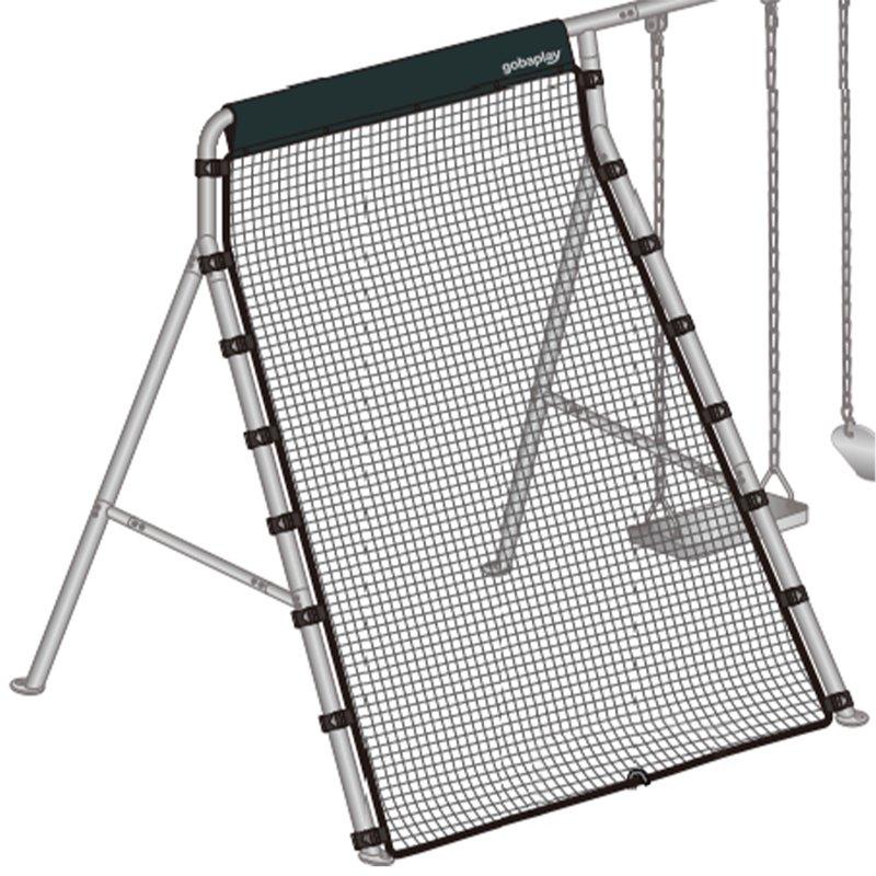 gobaplay Bounce Back Rebounder Attachment 126”x75” Swingset Not Included