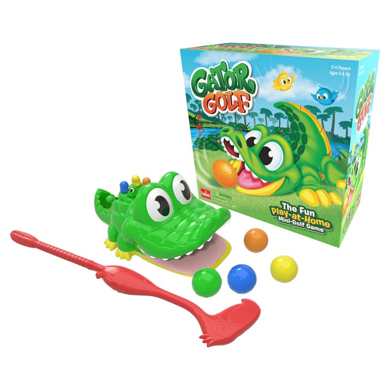 Goliath Games - Gator Golf- The Fun Play-at-Home Mini-Golf Skill & Action Game