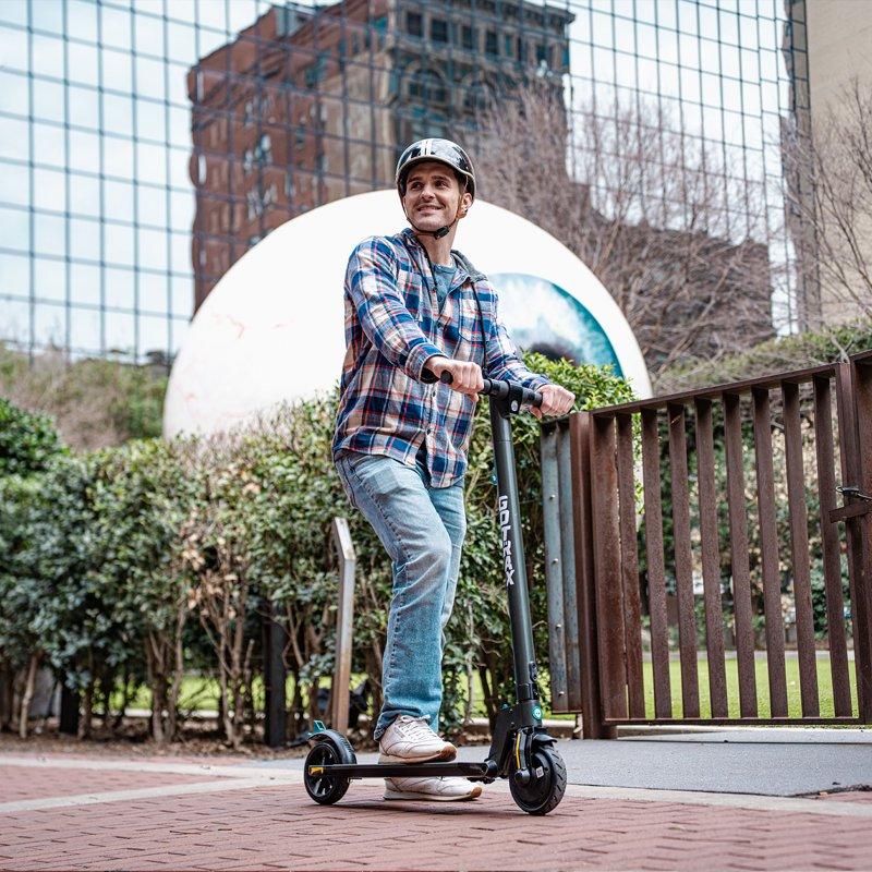 GOTRAX G2Plus Foldable Electric Scooter For Adult Teens Age Of 8+ With 6" Tires 200W 12mph Gray