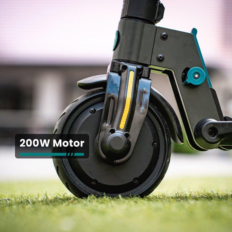 GOTRAX G2Plus Foldable Electric Scooter For Adult Teens Age Of 8+ With 6" Tires 200W 12mph Gray