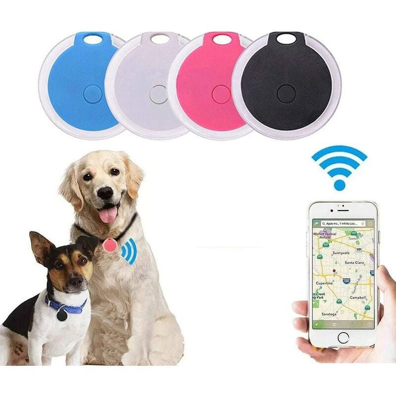 GPS Dog Tracker Anti Lost Collar GPS Cat Tracking Device with Alarm for Pets Dogs Vehicles Kids Elderly Mini SOS GPS Navigation Tracking Outdoor. (Black)
