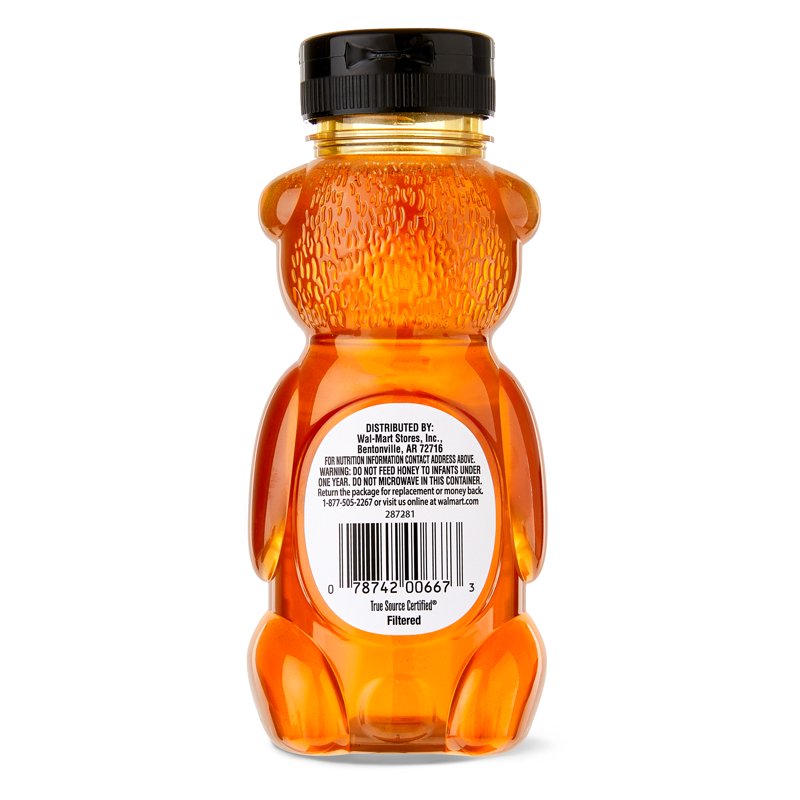 Great Value Honey 12 Oz Plastic Bear