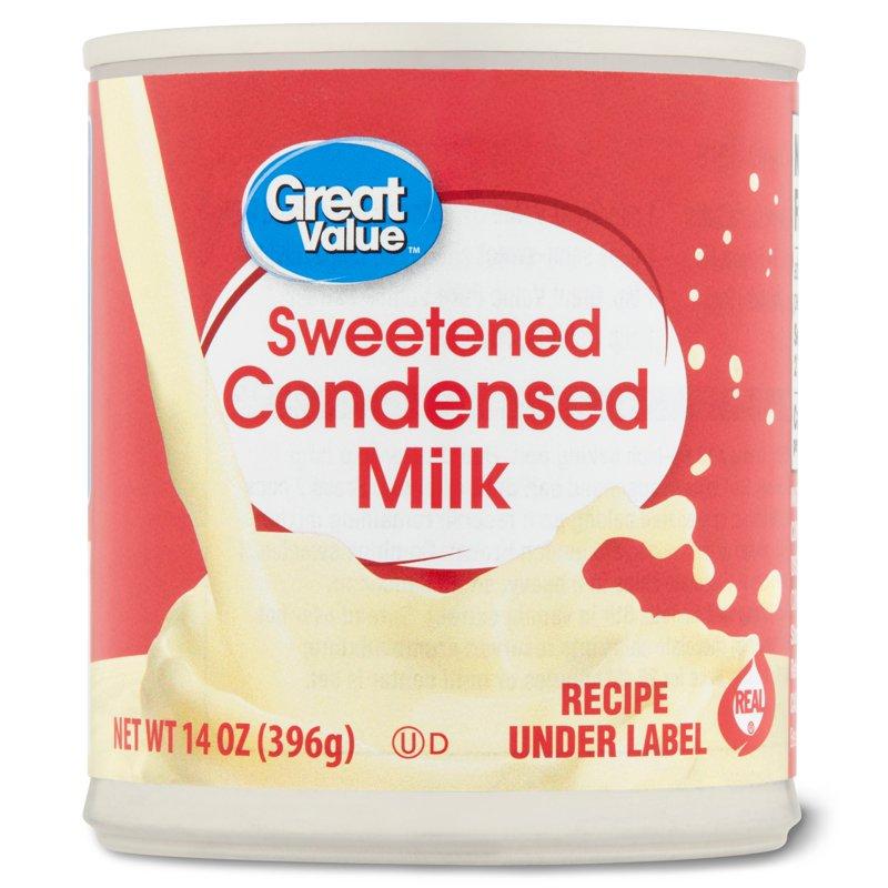 Great Value Sweetened Condensed Milk 14 oz Great Value Sweetened Condensed Milk 14 oz