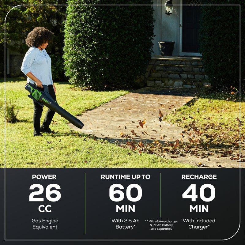 Greenworks Pro 80V (170 MPH / 730 CFM) Brushless Cordless Axial Blower Tool Only BL80L02