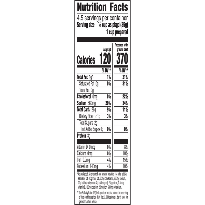 Hamburger Helper Cheesy Ranch Burger 5.5 Oz Box