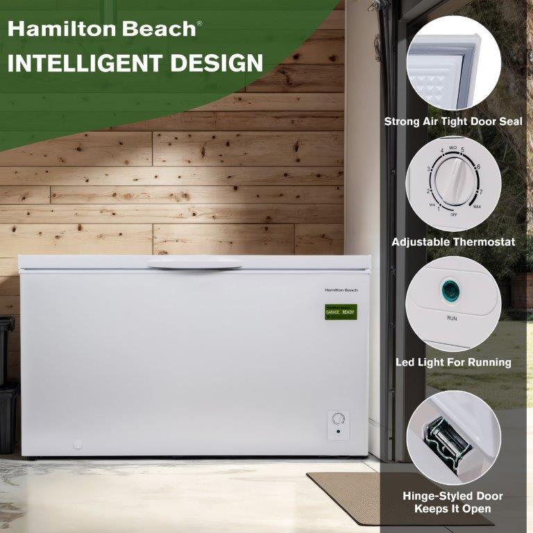Hamilton Beach 14 Cu. Ft. Chest Freezer HZ7941-3BCOM White