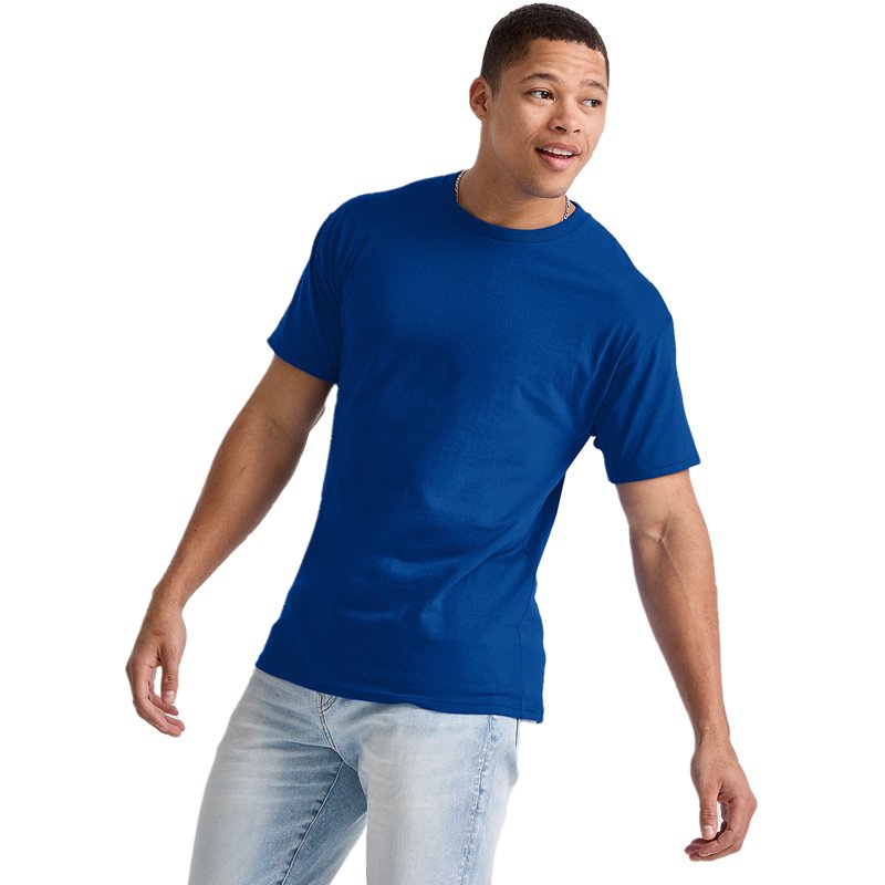 Hanes Essentials Men’s Short Sleeve T-Shirt Sizes S-3XL