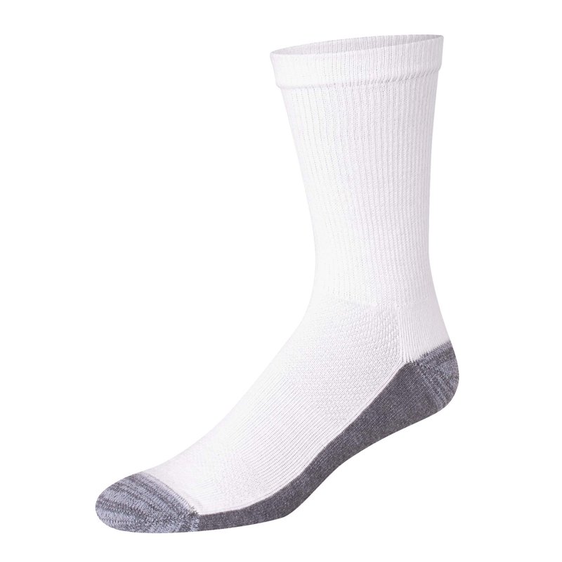 Hanes Men's X-Temp Cushioned With Arch & Vent Crew Socks 12 Pack