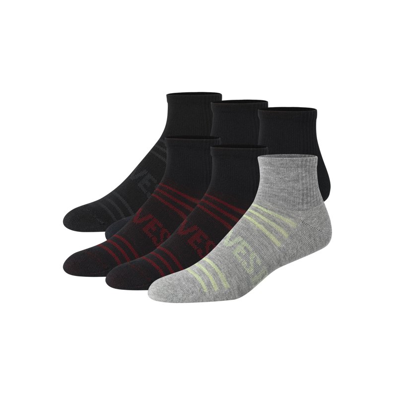Hanes MOVES Men's Ankle Socks 6-12 6-Pairs