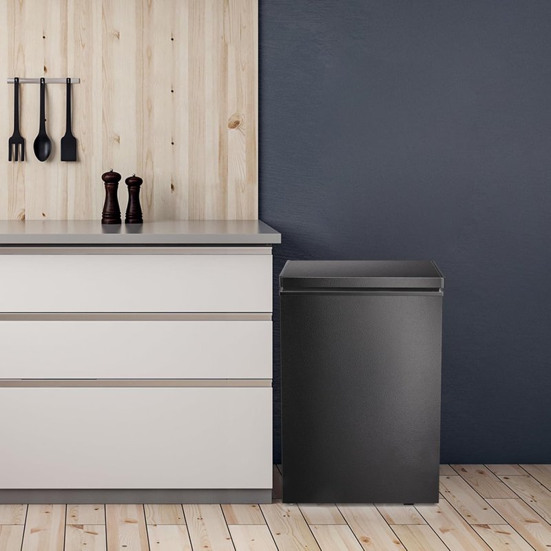 Havato 2.8 Cu Ft Chest Freezer Horizontal Freezer With Top Open Door Detachable Storage Basket Black