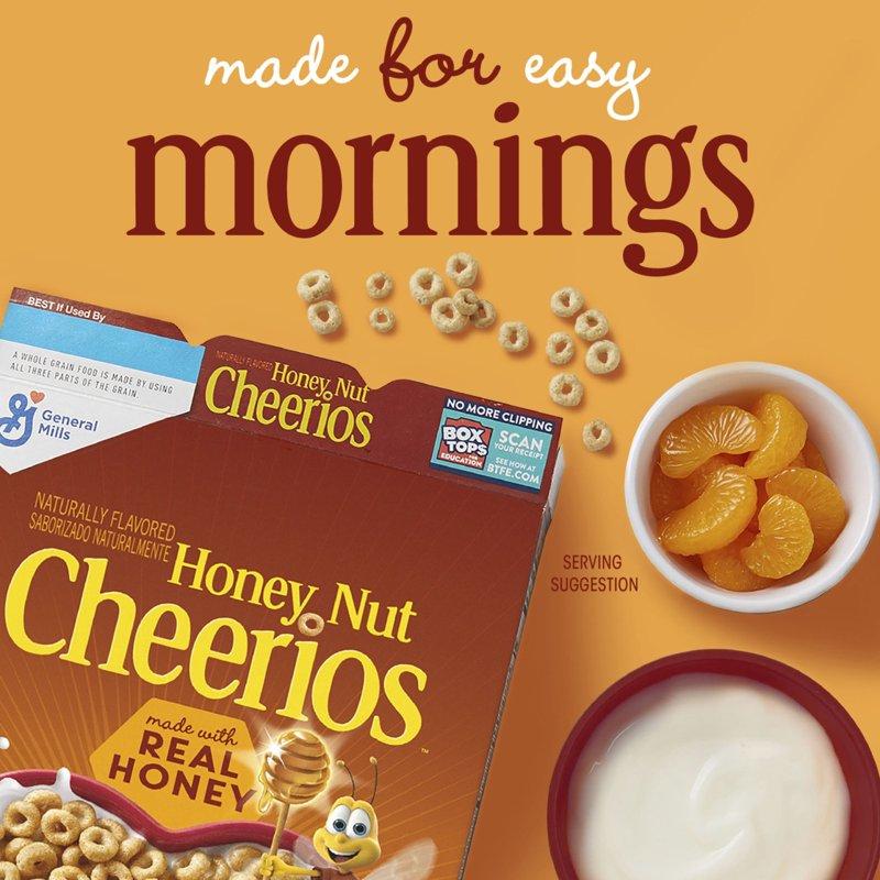 Honey Nut Cheerios Heart Healthy Gluten Free Breakfast Cereal Mega Size 27.2 Oz
