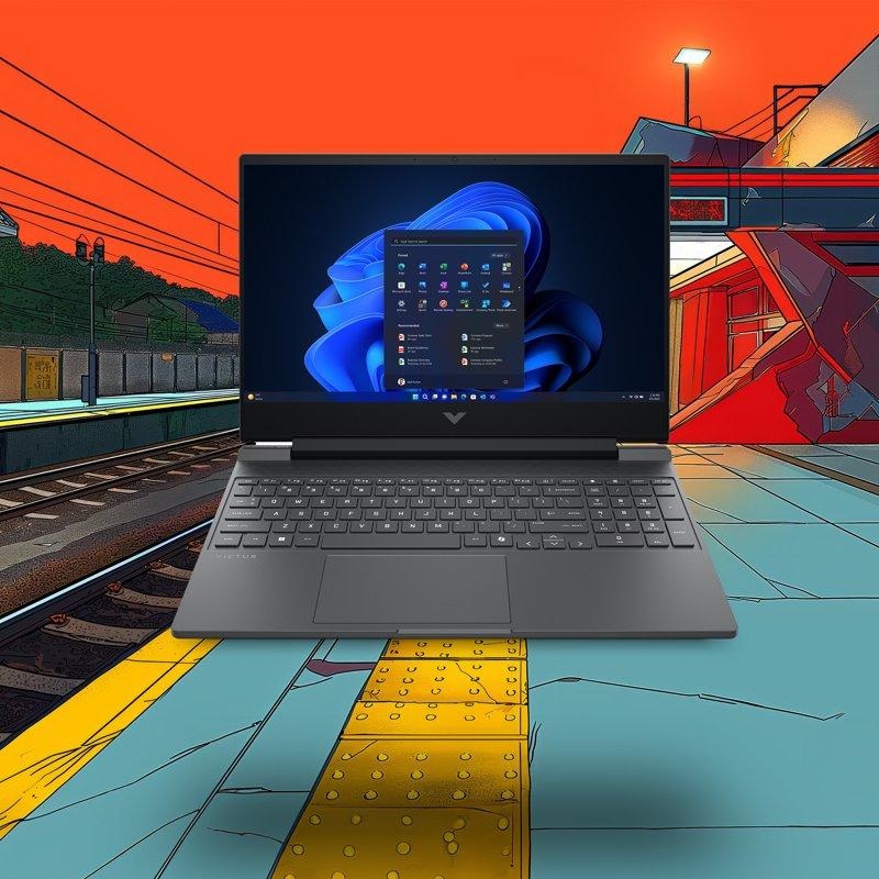 HP Victus 15.6 Inch FHD 144Hz IPS Windows Gaming Laptop Intel Core I5-13420H 16GB RAM 512GB SSD RTX 4050 Mica Silver