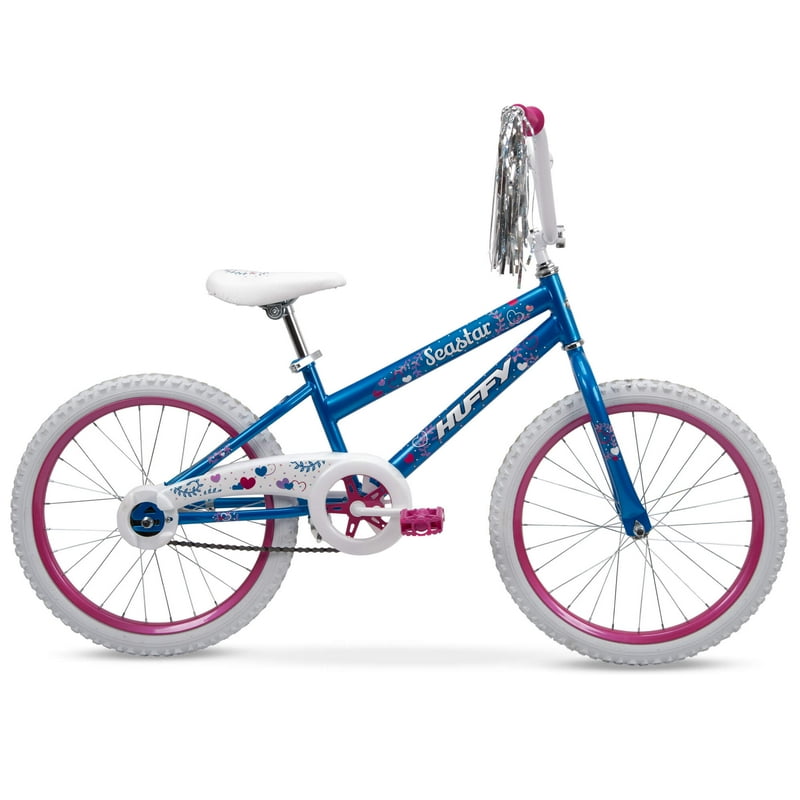Huffy 20" Sea Star Kids' Bike Fits Riders 44" - 56" Blue/Pink Child Girls