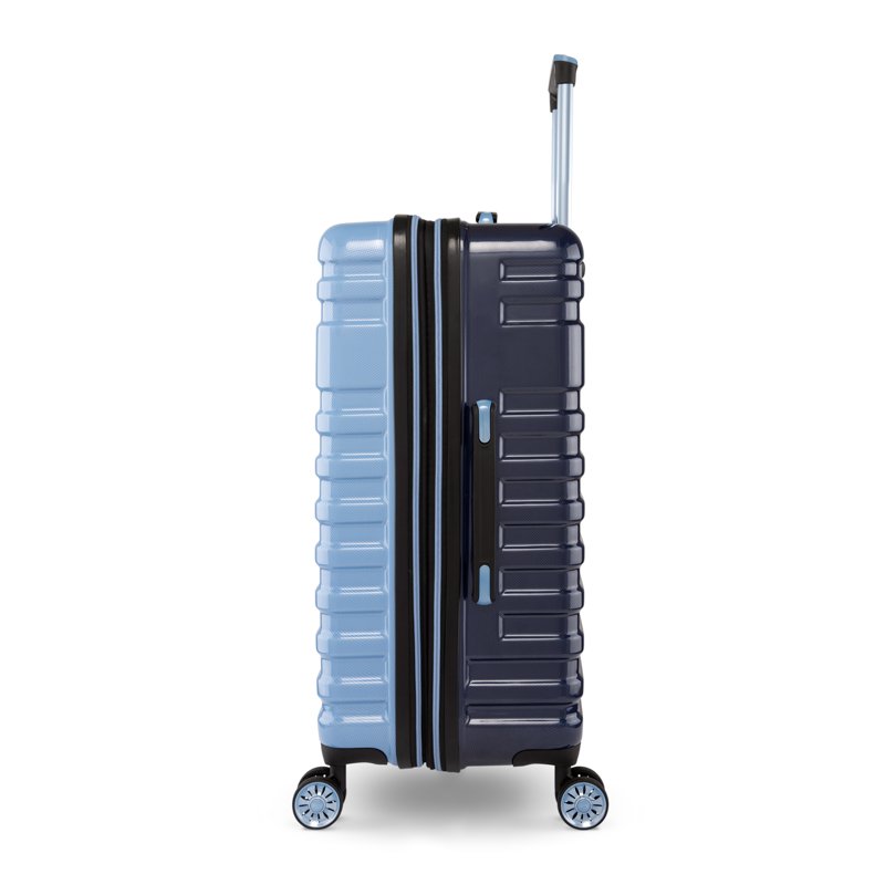 IFLY Hardside Spectre Versus Luggage 24" Checked Luggage Blue/Navy