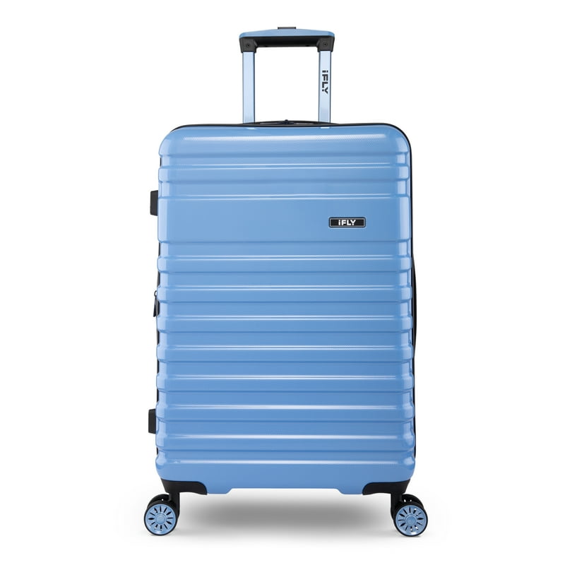 IFLY Hardside Spectre Versus Luggage 24" Checked Luggage Blue/Navy