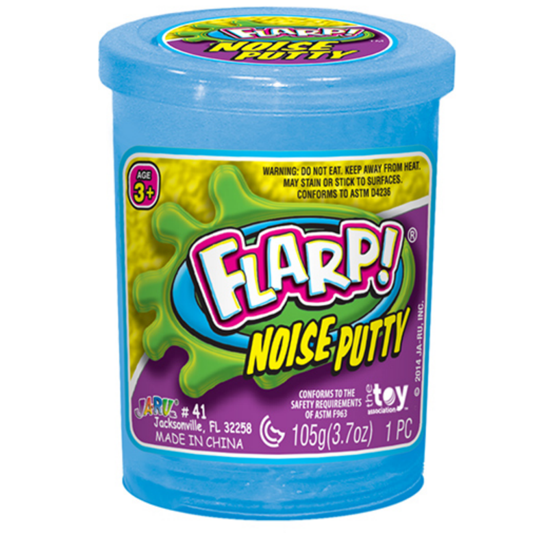 JA-RU Flarp Noise Putty (Colors Will Vary) Novelty Impulse Gag Toy All Ages 1 Piece