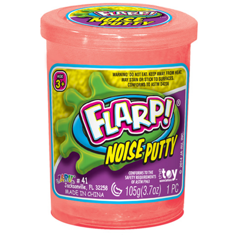 JA-RU Flarp Noise Putty (Colors Will Vary) Novelty Impulse Gag Toy All Ages 1 Piece