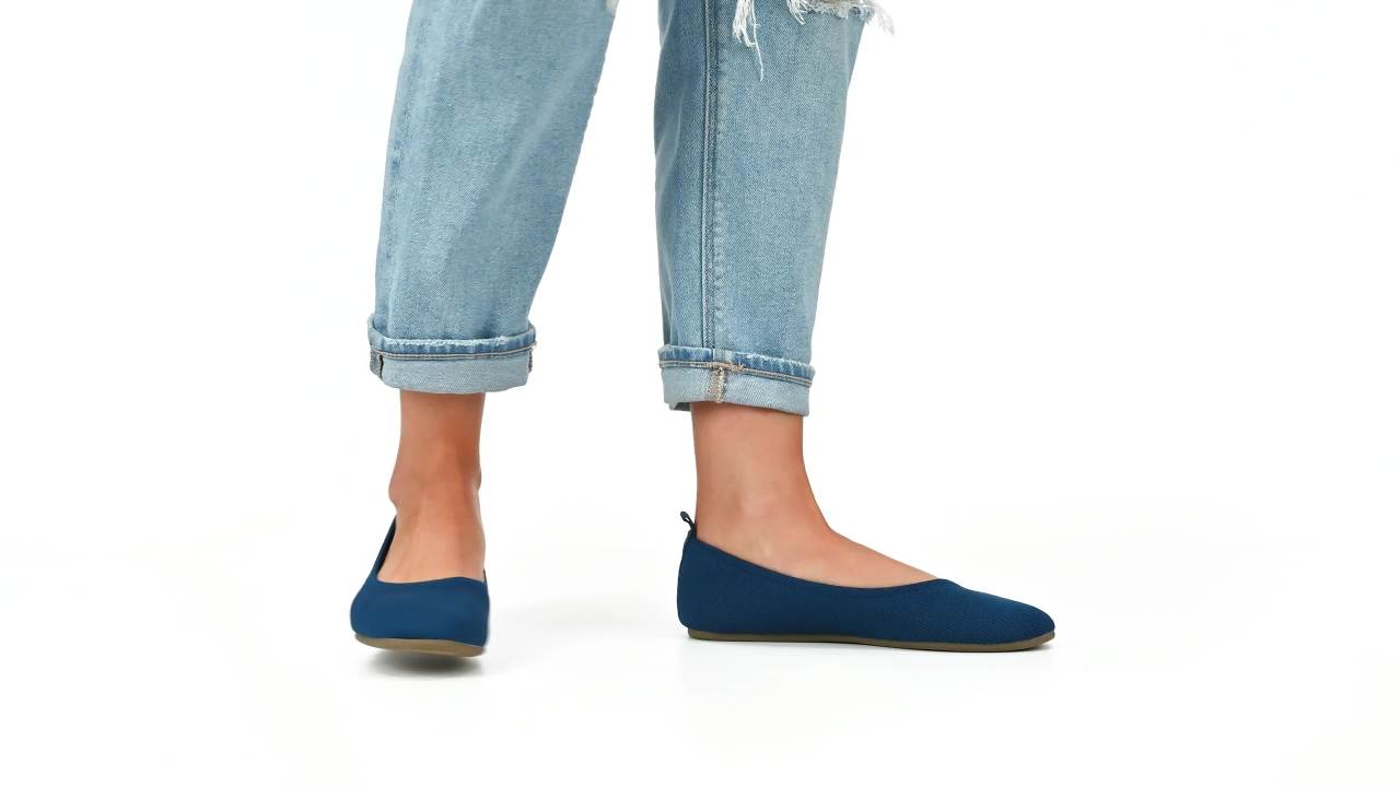 Journee Womens Jersie Knit Foldable Round Toe Slip On Dress Flats Widths Available