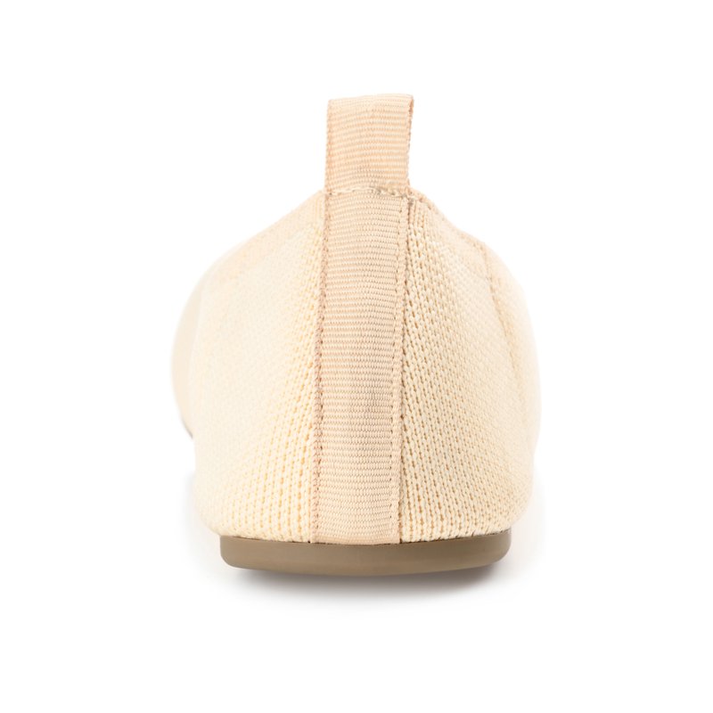 Journee Womens Jersie Knit Foldable Round Toe Slip On Dress Flats Widths Available