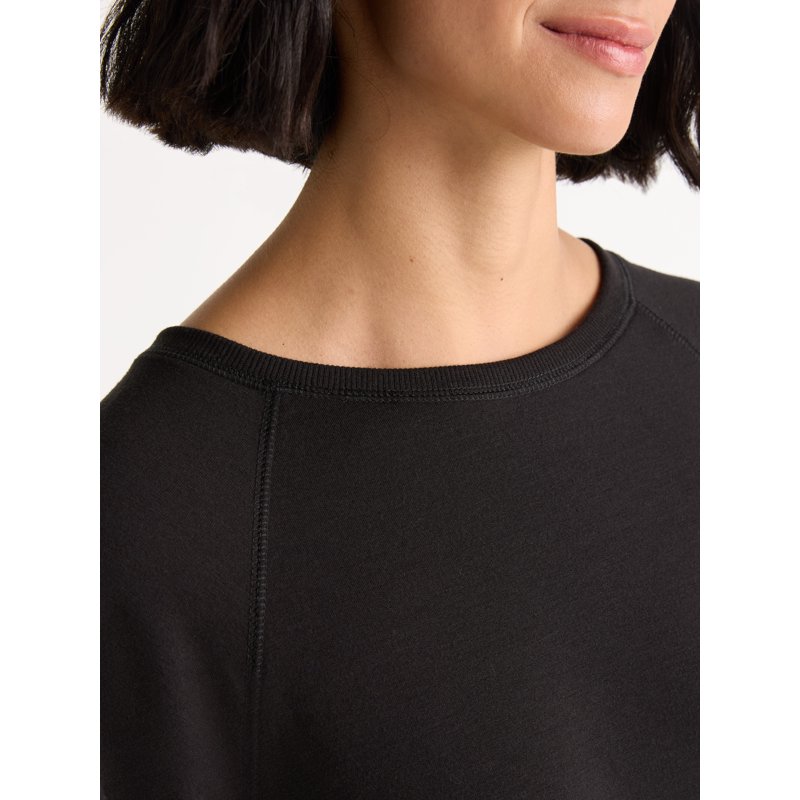 Joyspun Women's French Terry Short Sleeve Top And Shorts Pajama Set 2-Piece Sizes XS-3X