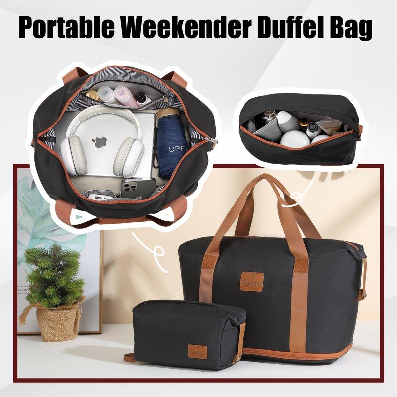 Joyway - 5-Piece Luggage Sets ABS Hardside Spinner Luggage -(Expandable Suitcase20"24")28-in Checked Luggage-Black