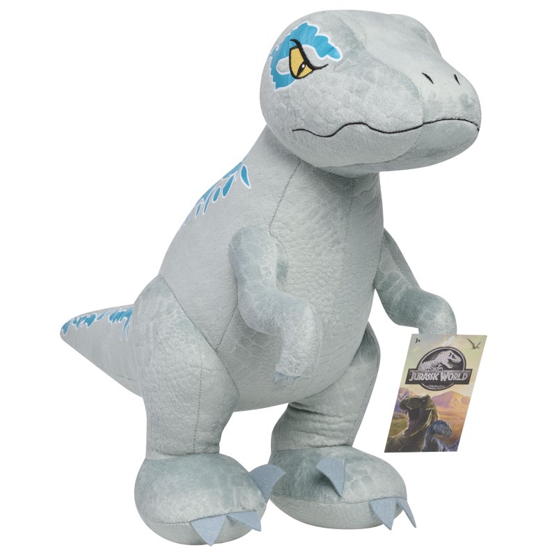 Jurassic World Extra Large Plush Blue 16-inch Dinosaur Stuffed Animal